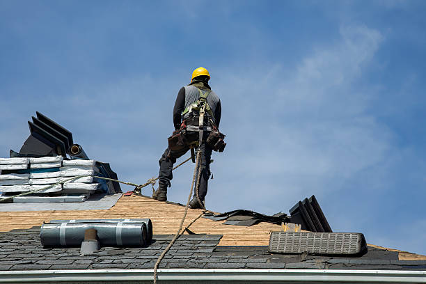 Professional Roofing technician working in Barnum, IA